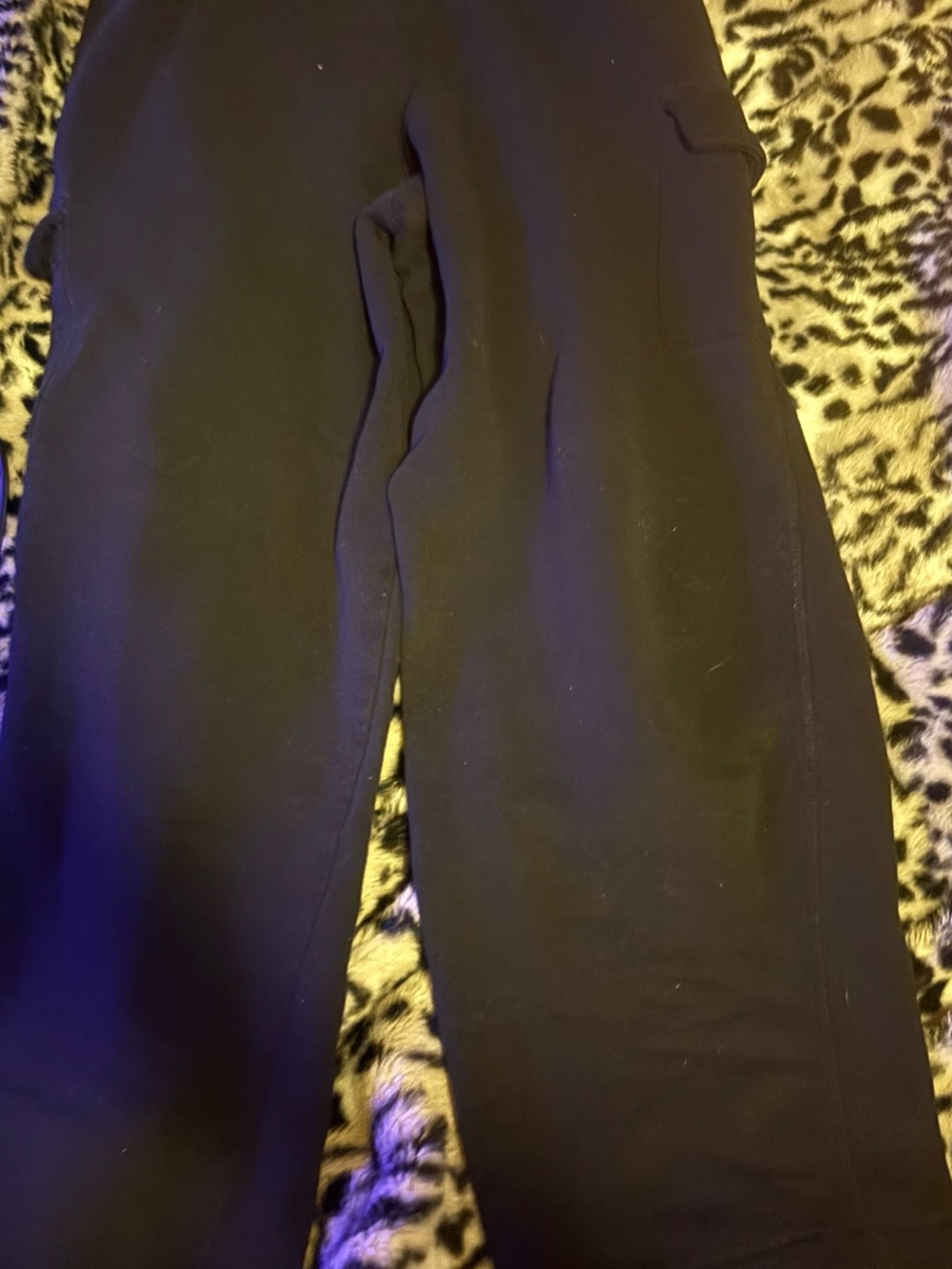 STARTER Black Kids Cargo-Style Sweatpants